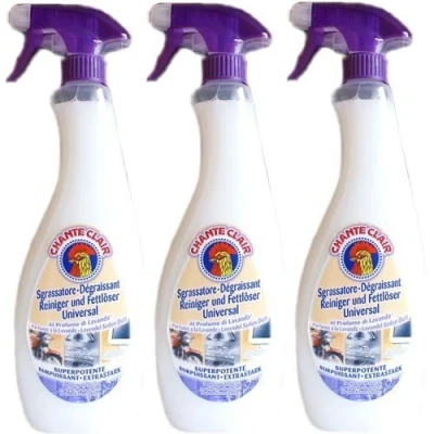 Afbeelding van 12x Chante Clair Lavendel Sgrassatore universele 625ml ontvetter reiniger