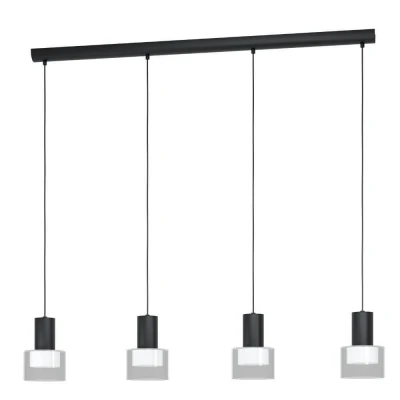 Afbeelding van Stars of Light Eetkamer hanglamp Molineros zwart led 39726