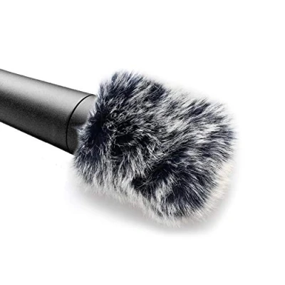 Afbeelding van Microfoon Harige Voorruit Windjammer voor SM57 Aangepaste Pop Filter Wind Jammer Compatibel met SM 57 Cardioïde Dynamische Instrument van YOUSHARES