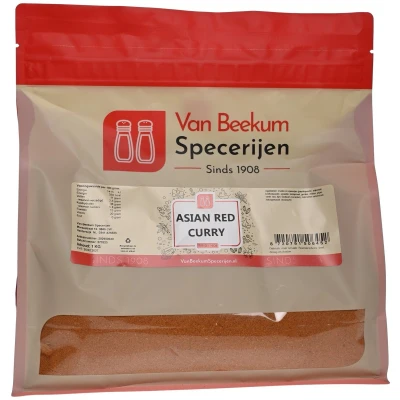 Afbeelding van Van Beekum Specerijen Asian Red Curry 1 KG (hersluitbare stazak)