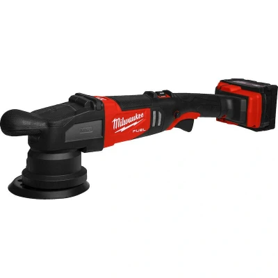 Afbeelding van Milwaukee M18 FROP15 502X FUEL Excentrische polijstmachine 15mm uitslag set (2x 5,0Ah accu) in HD Box