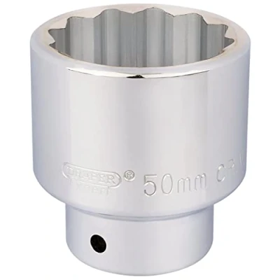 Afbeelding van Draper T MM/B 3/4&quot; vierkante aandrijving 12 punts socket (50mm), blauw