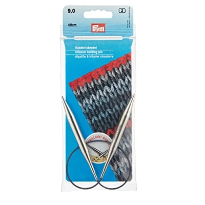 Afbeelding van Prym Ferri circolari MS 40 cm 9,00 mm argento, Ottone, 9,0