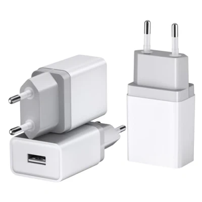 Afbeelding van USB oplader 3 stuks 12W(5V/2,4A) charger stekker lader adapter plug voeding oplaadstekker oplaadadapter is compatibel met Samsung Xiaomi iphone block power