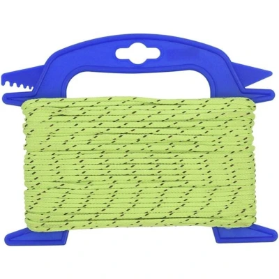 Afbeelding van Pro Plus Scheerlijn op Haspel Ø 4 mm x 20 meter Nylon Glow in the Dark