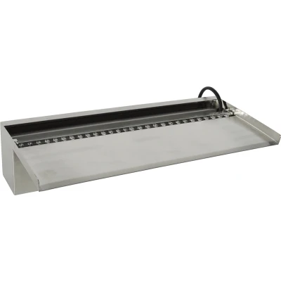 Afbeelding van Niagara rvs waterval 60 cm met led inox 304 lange uitloop Ubbink