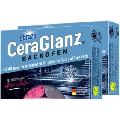 Afbeelding van abrazo CeraGlans Oven 4 ovenreiniger, 2x2 st. Antibak. reiniging van hardnekkig vuil