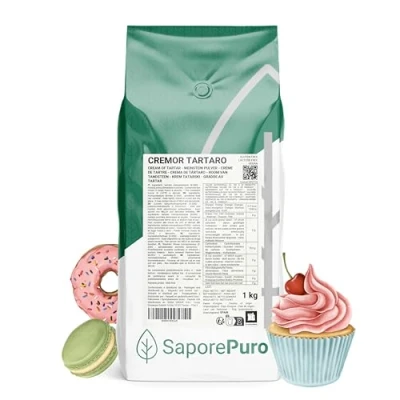 Afbeelding van Saporepuro Wijnsteen 1 kg cream of tartar glutenvrij