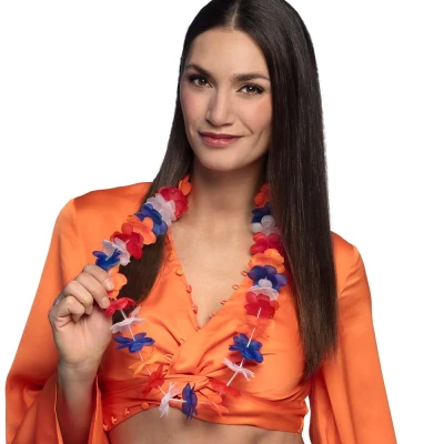 Afbeelding van Boland Holland fan set, Hawaïketting, partybril, muts, Nederland, WK