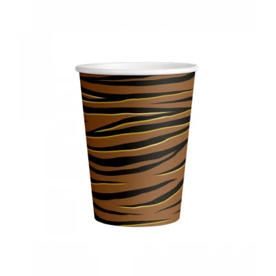 Afbeelding van Tijger Print Bekers 250ml 8 stuks