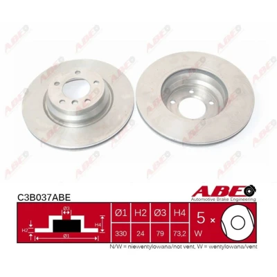 Afbeelding van ABE Remschijven C3B037ABE