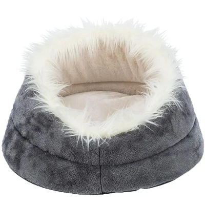 Afbeelding van Trixie Hondenmand Minou Rond Soft Edition Grijs / Lichtgrijs 60X28 CM