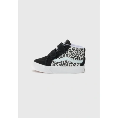 Afbeelding van Vans SK8 MID Reissue Sneakers laag voor kinderen, Maat: 30, Brown/pastel blue Leer en textiel