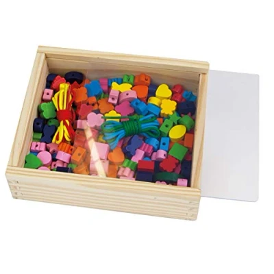 Afbeelding van Lena Kralenketting Junior 17 X 14,5 Cm Hout 165 delig