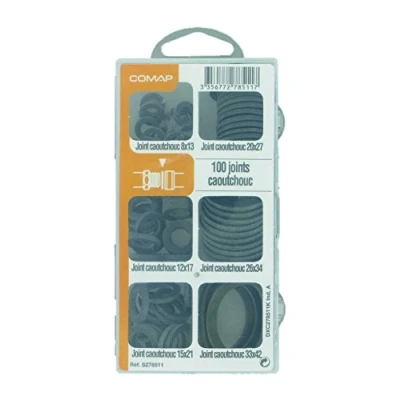 Afbeelding van Comap Set afdichtingen, rubber, voor industriële waterinstallaties, wit, 100