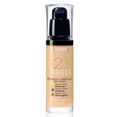 Afbeelding van Bourjois 123 Perfect Flawless Complexion Foundation N54 Beige