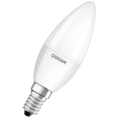 Afbeelding van OSRAM 4058075831940 LED lamp Energielabel G (A G) E14 Kaars 3.3 W = 25 Neutraalwit (Ø x l) 37 mm 96 1 stuk(s)