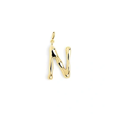 Afbeelding van Singularu Letter XL Hanger, Dames, Maat: One Size, Letra n oro