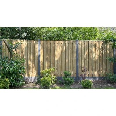 Afbeelding van Intergard Hout beton schutting grijs 200x190cm (per set)