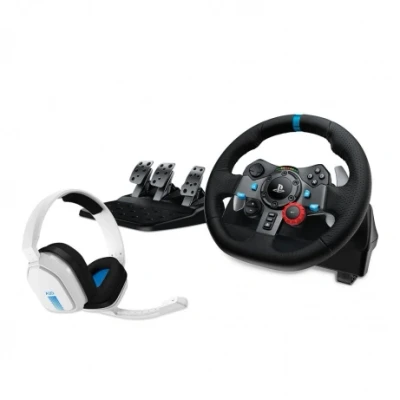 Afbeelding van Logitech G G29 PS/pc + Astro A10 Wit Bundel
