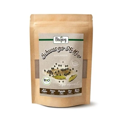 Afbeelding van Biojoy BIO Zwarte peper, gemalen (250 g), Peperkorrels in Poeder (Piper nigrum L.)