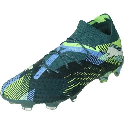 Afbeelding van Puma Future 7 Ultimate FG/AG Voetbalschoenen met kunststof noppen, Heren, Maat: 42.5, Gray skies/white/fizzy apple Textiel/ synthetisch