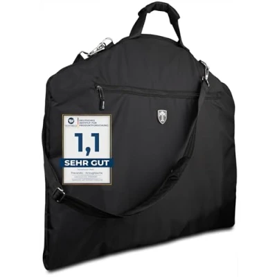Afbeelding van TRAVANDO Pakzak met 15&quot; laptopvak en schouderriem Kleidersack Pak Transporttas Opbergtas Kleidertas Business Reizen Vliegtuig Kleiderhoes Pakhoes Pakkoffer