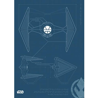Afbeelding van Komar Poster Star Wars Blueprint Sith TIE Fighter