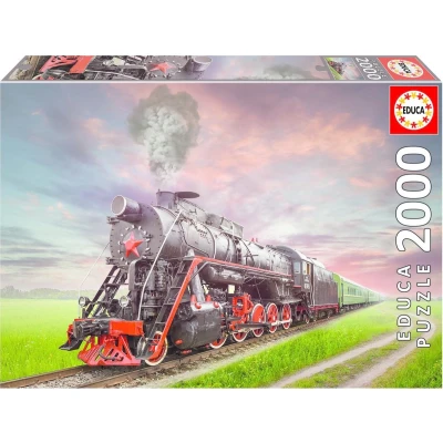 Afbeelding van Stoomtrein 2000 stukjes