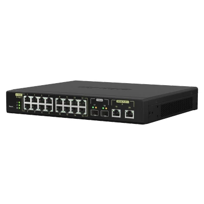 Afbeelding van 16x RJ45 2.5GbE , 2x 10GbE, 10GbE SFP+, PoE, Web Managed, 100