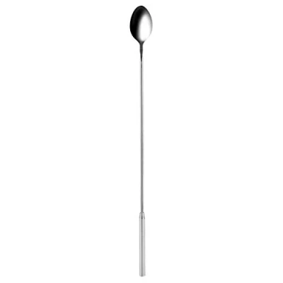 Afbeelding van 1 St Rvs Menglepel Professionele Cocktail Teardrop Shaker Bar Lepels met Glad Lange Handvat, 12,5 inch