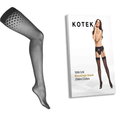 Afbeelding van KOTEK S006 Kousen S/M Zwart
