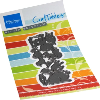 Afbeelding van Marianne D Craftable Punch die Bosbeestjes CR1606 80x160mm