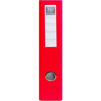 Afbeelding van Exacompta ref. 51745E 1 Overtrokken ringband met PVC 4 D ringen van 50 mm op achterplat 70 rug Afmetingen: 32 x 29 cm Formaat A4 Maxi Kleur : rood