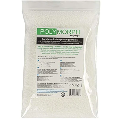 Afbeelding van Polyshape Polymorph kunststofgranulaat, handvormbaar, 500 g zak