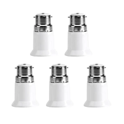 Afbeelding van B22 Male Naar E27 Female Socket Base Bulb Adapter Converter Lamphouders 5 Stuks