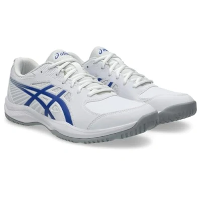 Afbeelding van Asics Court Slide 4 Tennisschoenen voor alle ondergronden, Heren, Maat: 42, White/dark blue Schoenen