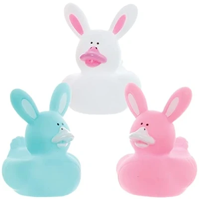 Afbeelding van Baker Ross FX475 Konijn Badeendjes Set van 5, Nieuw Paasspeelgoed en Feestzakvullers voor Kinderen