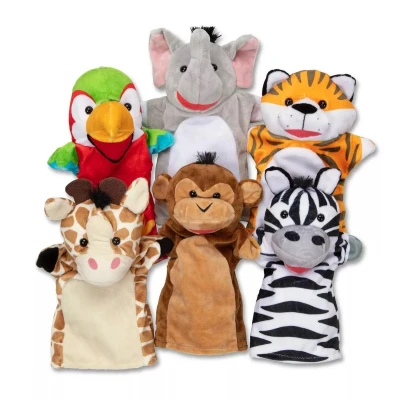 Afbeelding van Safari Puppet Set (6 Pc)