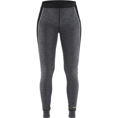 Afbeelding van Blaklader Dames lange onderbroek, 100% Merino WARM 7201 1732 Medium Grijs/Zwart
