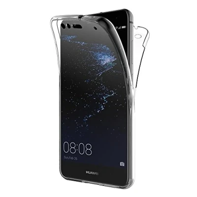 Afbeelding van AICEK Huawei P10 Lite hoes, 360 full body transparante siliconen beschermhoes voor Case Crystal Clear Doorzichtige TPU Bumper telefoonhoes (5,2 inch)