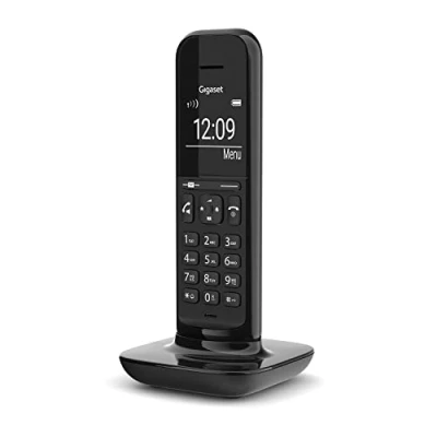 Afbeelding van Gigaset Hello Handset HX design vaste telefoon met handsfree functie groot grafisch display eenvoudige menunavigatie, zwart
