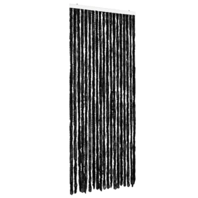 Afbeelding van vidaXL Vliegengordijn 56x200 cm chenille antraciet