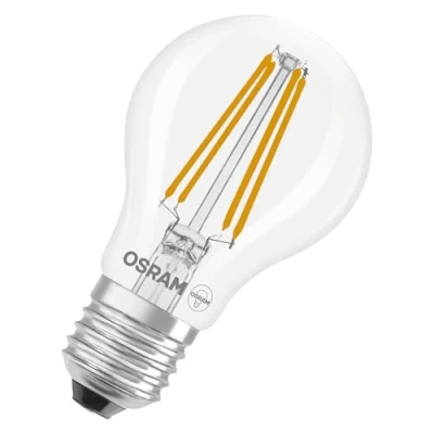 Afbeelding van OSRAM LED lamp Stervorm A60 filament, 2700 K warm wit, 5,9 W, E27, helder, 806 lm, 15.000 h, voor plafond en staande lampen, woonkamer
