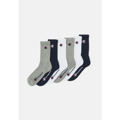 Afbeelding van Champion CREW Socks 6 PACK Unisex Sportsokken, Maat: 35 38, Multicolor