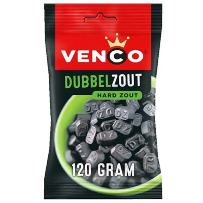 Afbeelding van Venco Dubbelzoute Drop 12 x 120 gram