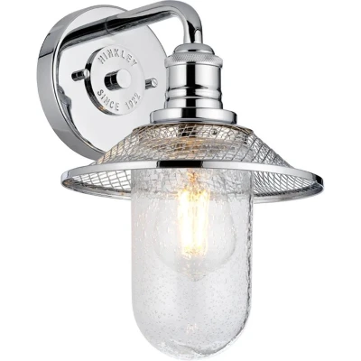 Afbeelding van Hinkley LED Badkamerarmatuur Rigby 1X E27 Max 40W IP44 Polished Chrome