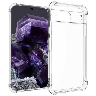 Afbeelding van Google Pixel 8a Hoesje Siliconen en TPU (zacht) iMoshion Backcover/Softcase Transparant Telefoonhoesje