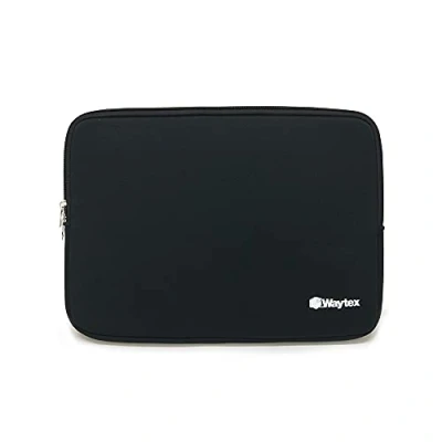 Afbeelding van WAYTEX 71001 Beschermhoes voor tablet en laptop 10 11 inch, zacht neopreen, zwart