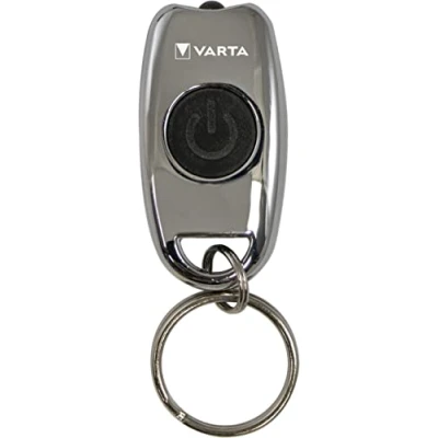Afbeelding van Varta L.E.D. METAL KEY CHAIN LIGHT Sleutelhanger zaklamp Chroom LED